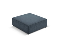 Cosmopolitan Design - Pouf "Arendal" in ciniglia blu reale 