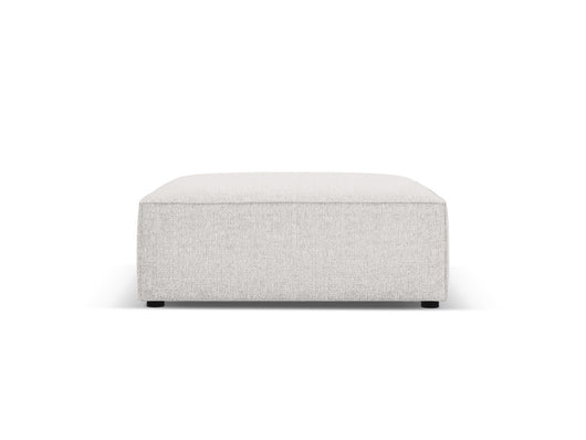Cosmopolitan Design - Pouf "Arendal" in ciniglia grigio chiaro 