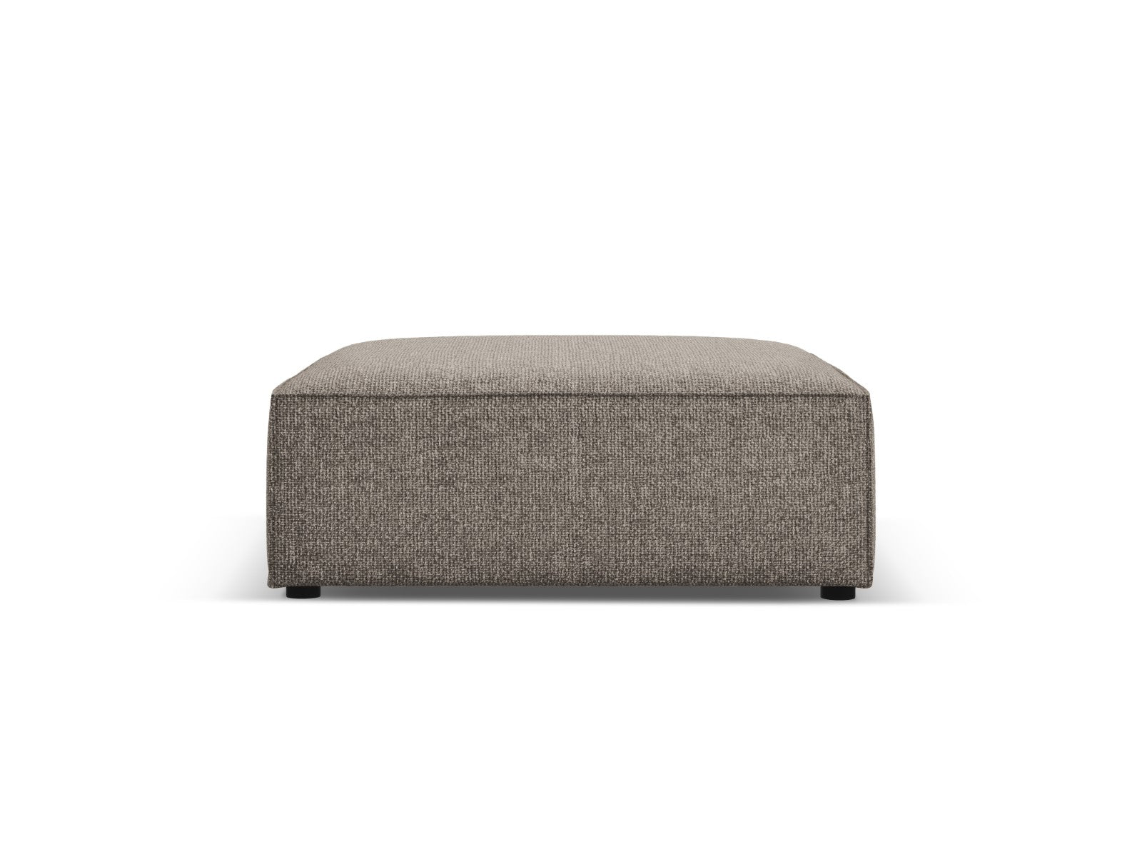 Cosmopolitan Design - Pouf "Arendal" in ciniglia grigio 