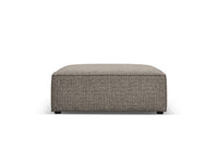 Cosmopolitan Design - Pouf "Arendal" in ciniglia grigio 