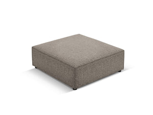 Cosmopolitan Design - Pouf "Arendal" in ciniglia grigio 