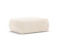 Cosmopolitan Design - Pouf "Matera" in ciniglia beige chiaro 