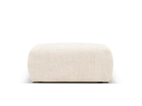 Cosmopolitan Design - Pouf "Matera" in ciniglia beige chiaro 