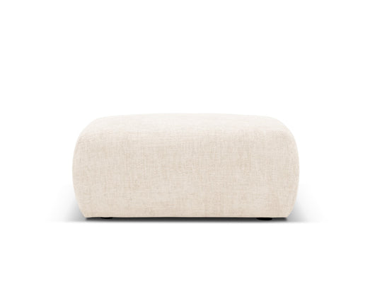 Cosmopolitan Design - Pouf "Matera" in ciniglia beige chiaro 