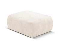 Cosmopolitan Design - Pouf "Matera" in ciniglia beige chiaro 