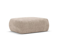 Cosmopolitan Design - Pouf "Matera" in ciniglia beige 