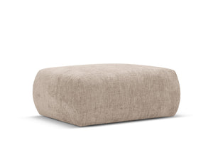 Cosmopolitan Design - Pouf "Matera" in ciniglia beige 