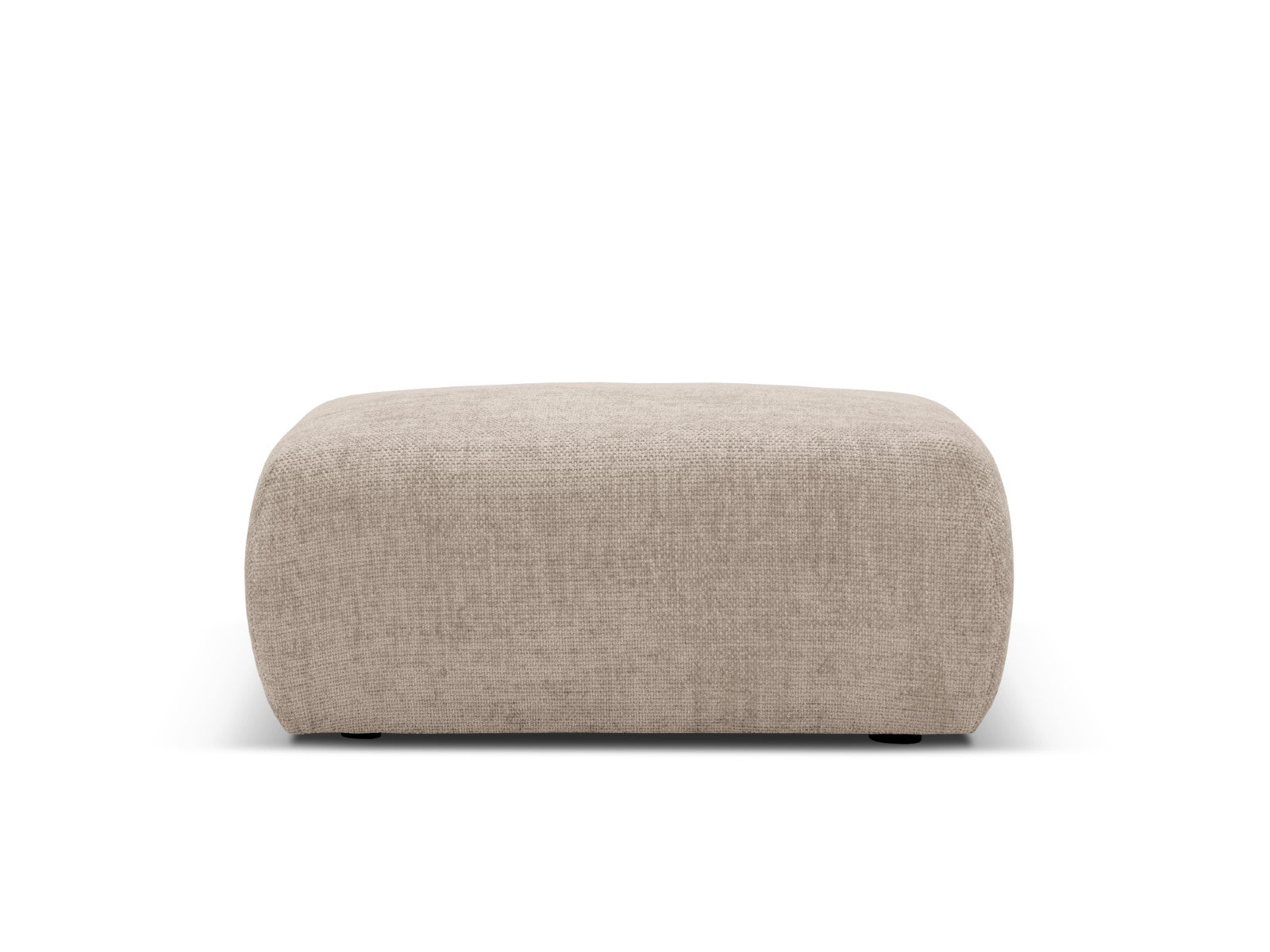Cosmopolitan Design - Pouf "Matera" in ciniglia beige 