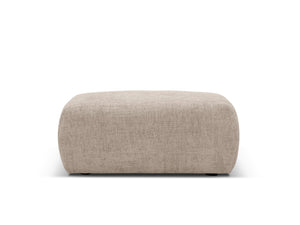 Cosmopolitan Design - Pouf "Matera" in ciniglia beige 