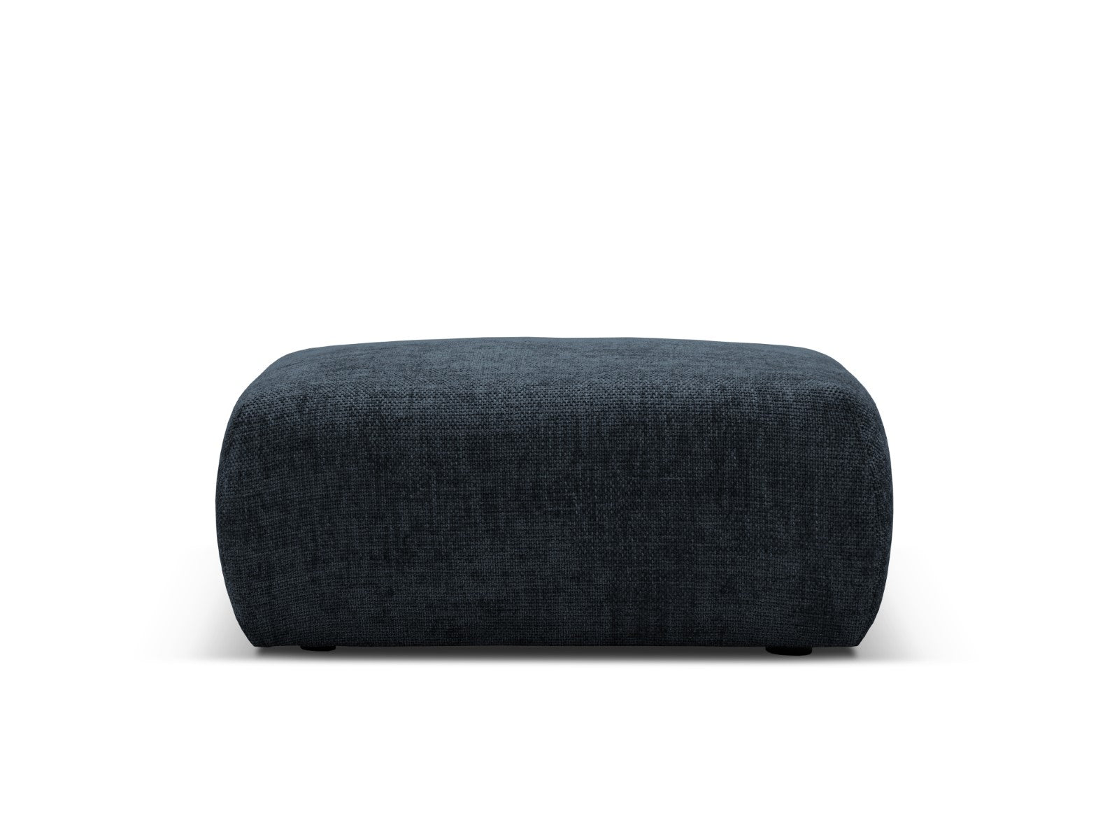 Cosmopolitan Design - Pouf "Matera" in ciniglia blu reale 