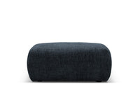 Cosmopolitan Design - Pouf "Matera" in ciniglia blu reale 