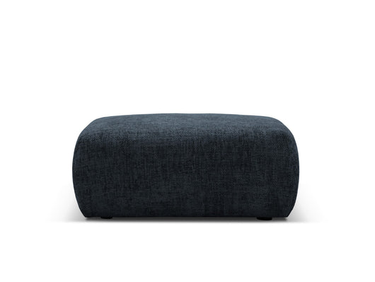Cosmopolitan Design - Pouf "Matera" in ciniglia blu reale 