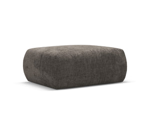 Cosmopolitan Design - Pouf "Matera" in ciniglia grigio 