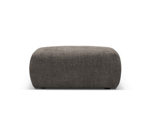 Cosmopolitan Design - Pouf "Matera" in ciniglia grigio 