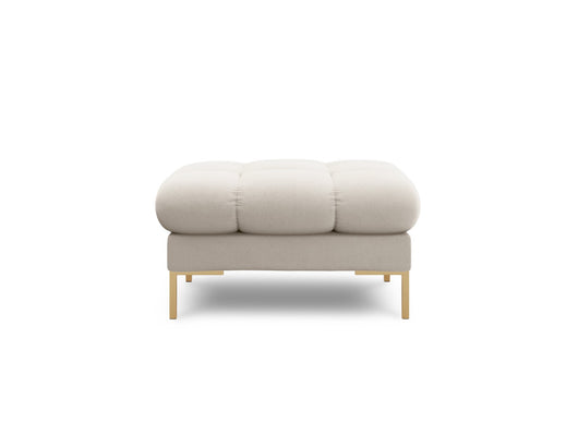 Cosmopolitan Design - Pouf "Bali" in tessuto strutturato beige 