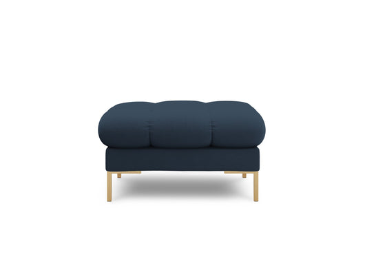 Cosmopolitan Design - Pouf "Bali" in tessuto strutturato blu 