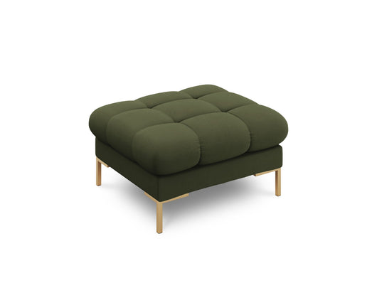 Cosmopolitan Design - Pouf "Bali" in tessuto strutturato verde 