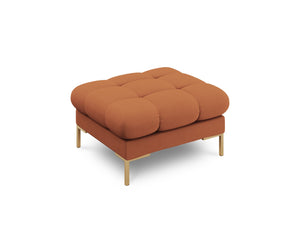 Cosmopolitan Design - Pouf "Bali" in tessuto strutturato mattone 