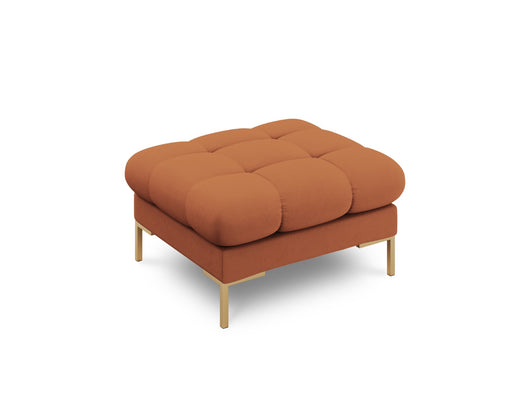 Cosmopolitan Design - Pouf "Bali" in tessuto strutturato mattone 