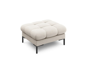 Cosmopolitan Design - Pouf "Bali" in tessuto strutturato beige 