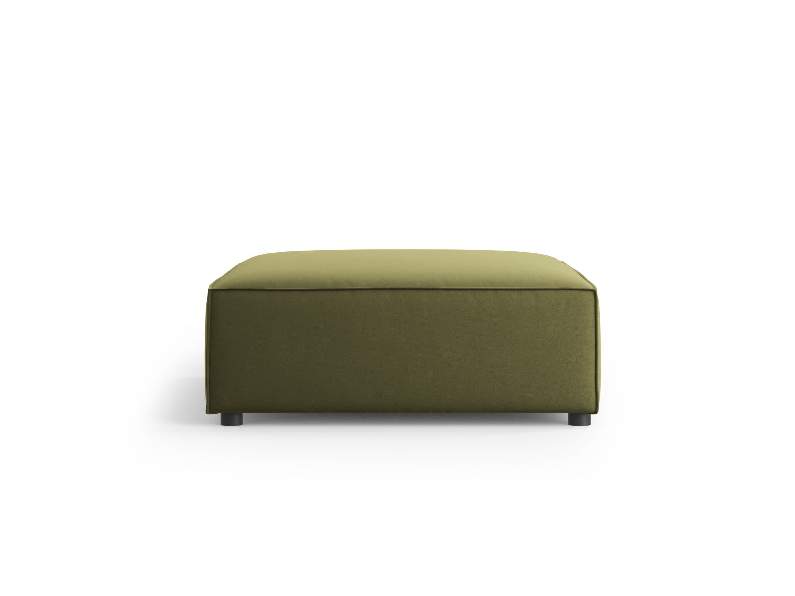 Cosmopolitan Design - Pouf "Arendal" in velluto verde chiaro 