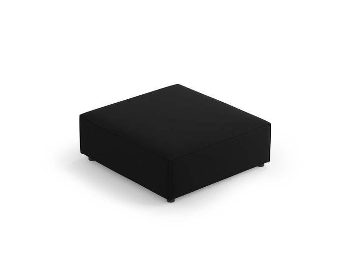 Cosmopolitan Design - Pouf "Arendal" in velluto nero 