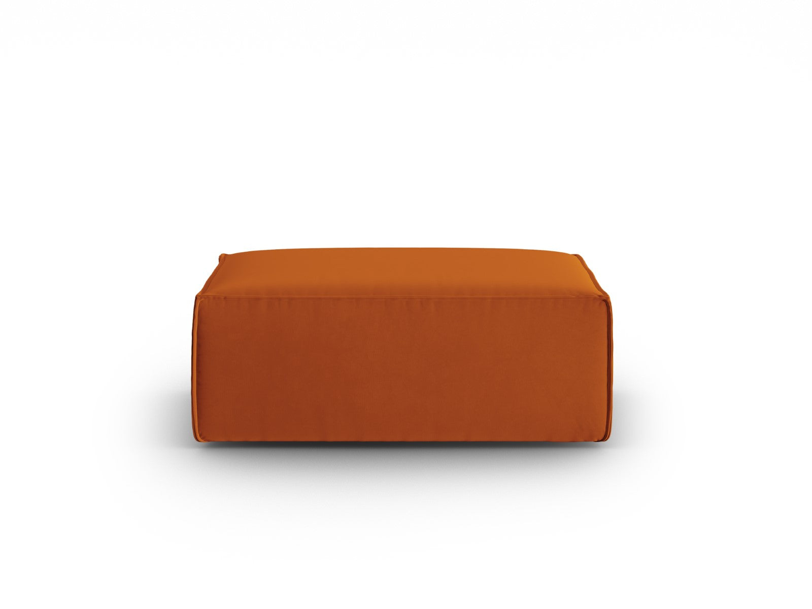 Cosmopolitan Design - Pouf "Mackay" in velluto terracotta 