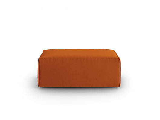 Cosmopolitan Design - Pouf "Mackay" in velluto terracotta 