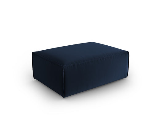 Cosmopolitan Design - Pouf "Mackay" in velluto blu reale 
