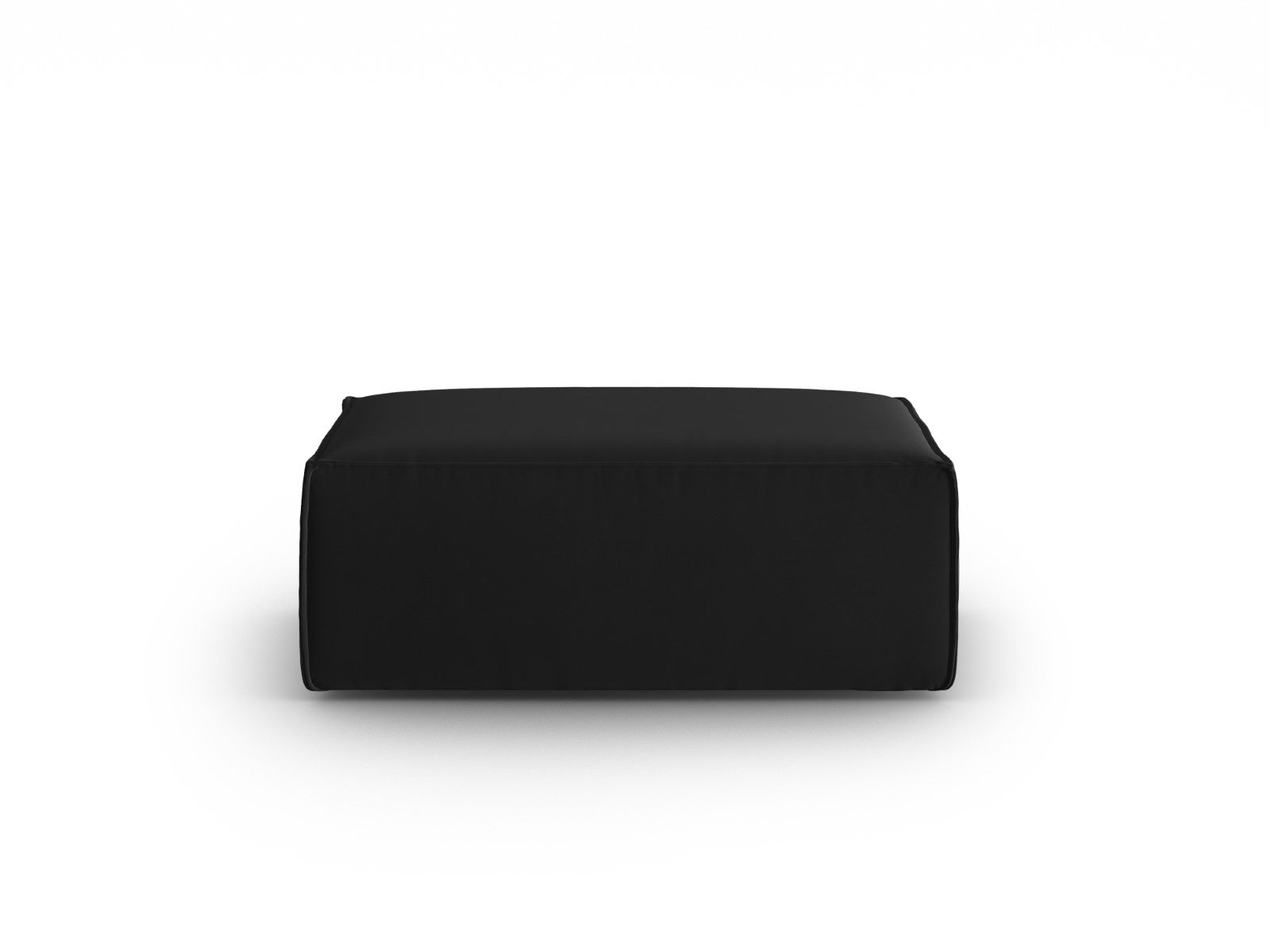 Cosmopolitan Design - Pouf "Mackay" in velluto nero 