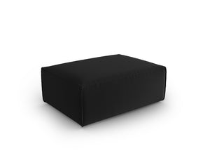 Cosmopolitan Design - Pouf "Mackay" in velluto nero 