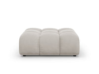 Cosmopolitan Design - Pouf "Sky" in velluto beige chiaro 