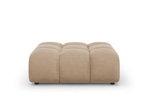 Cosmopolitan Design - Pouf "Sky" in velluto sabbia 