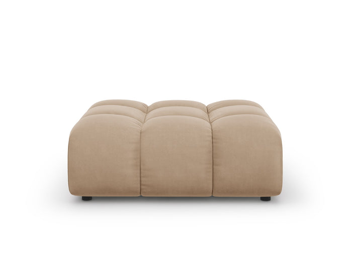 Cosmopolitan Design - Pouf "Sky" in velluto sabbia 