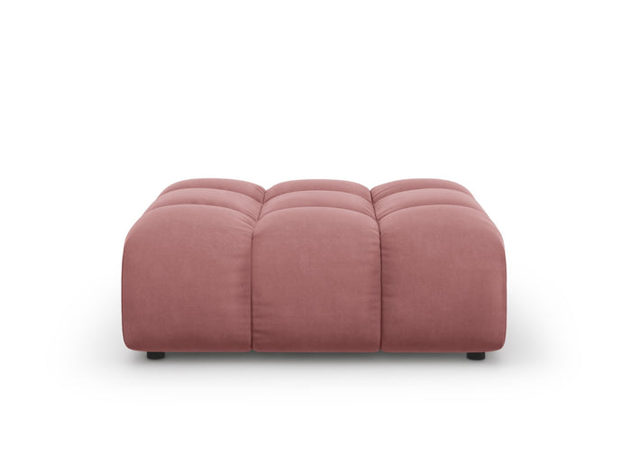 Cosmopolitan Design - Pouf "Sky" in velluto salmone 