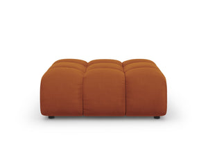 Cosmopolitan Design - Pouf "Sky" in velluto terracotta 