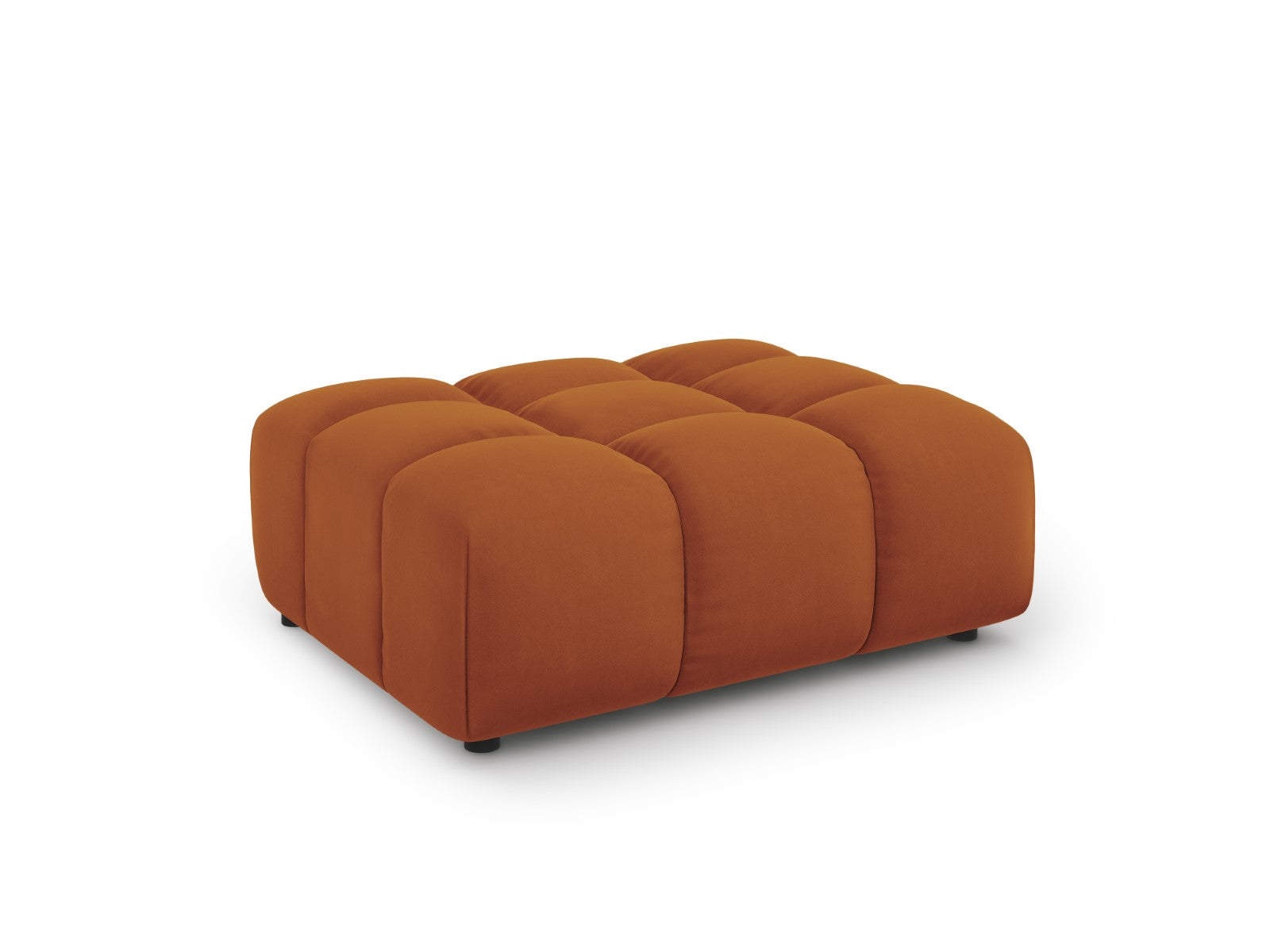 Cosmopolitan Design - Pouf "Sky" in velluto terracotta 