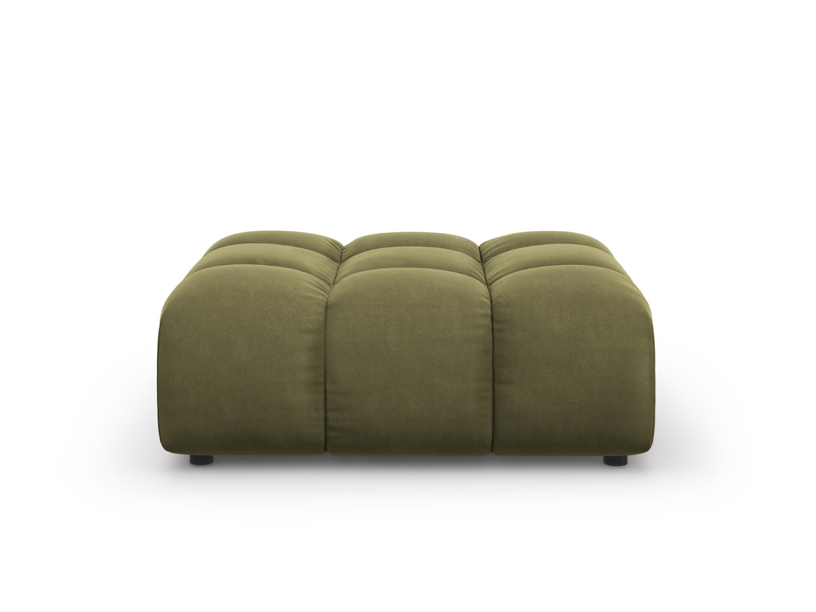 Cosmopolitan Design - Pouf "Sky" in velluto verde chiaro 