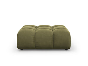 Cosmopolitan Design - Pouf "Sky" in velluto verde chiaro 