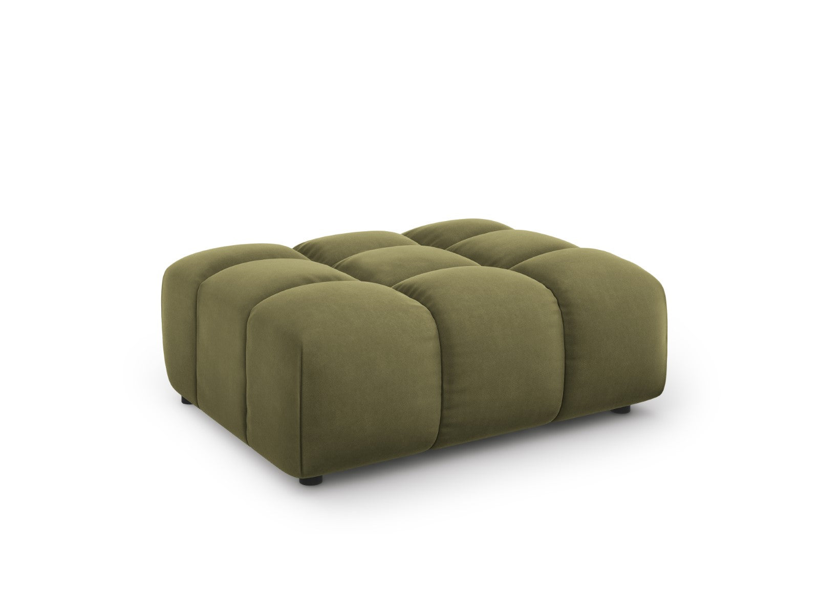 Cosmopolitan Design - Pouf "Sky" in velluto verde chiaro 