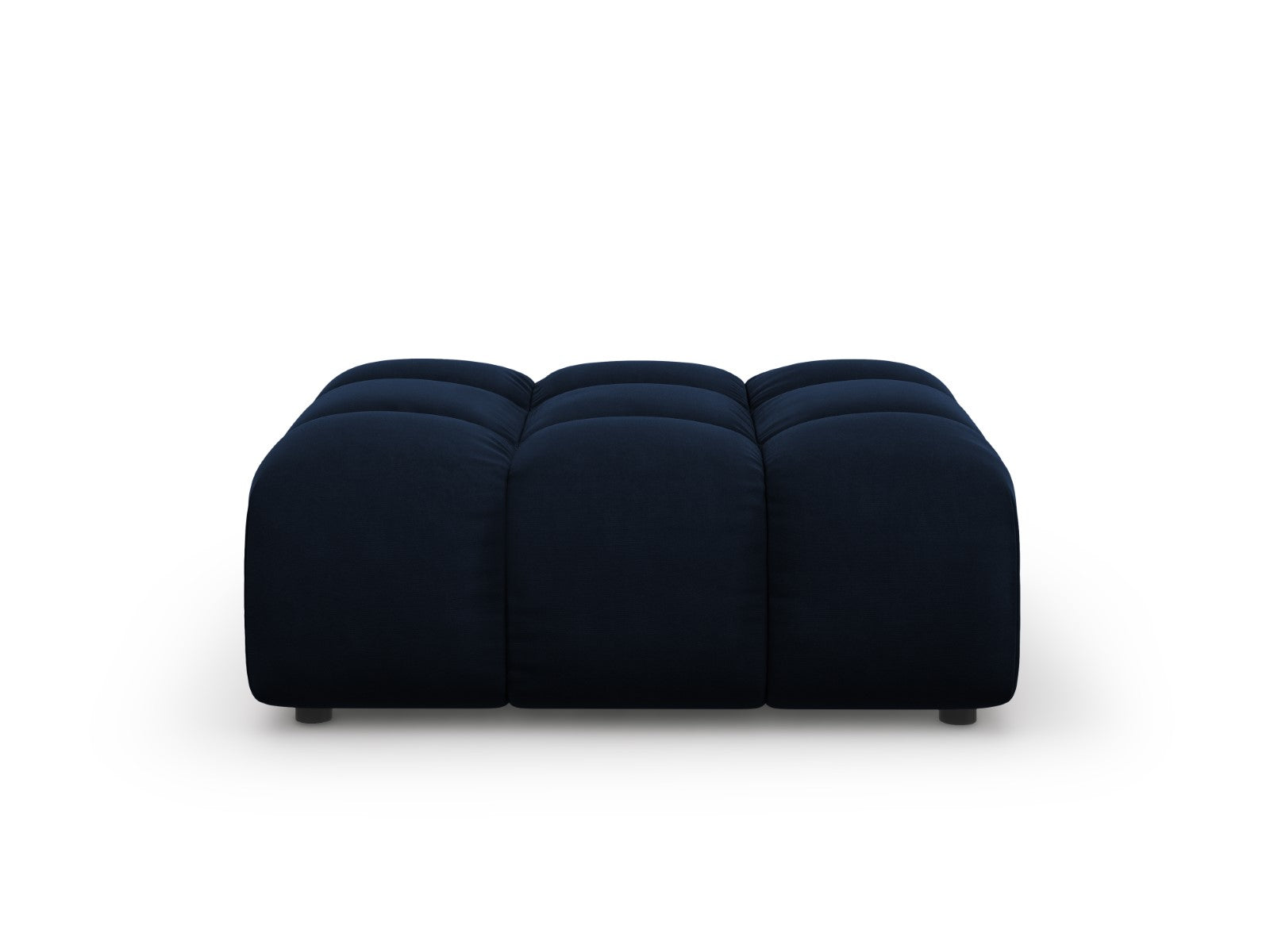 Cosmopolitan Design - Pouf "Sky" in velluto blu reale 