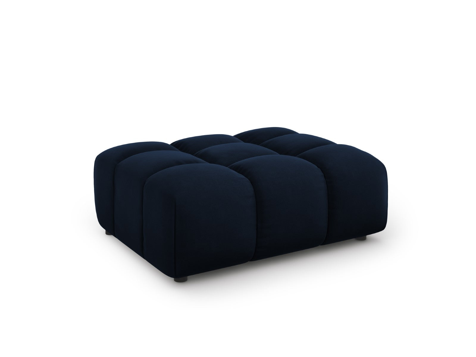 Cosmopolitan Design - Pouf "Sky" in velluto blu reale 