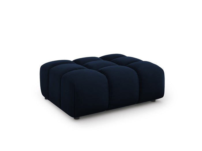 Cosmopolitan Design - Pouf "Sky" in velluto blu reale 