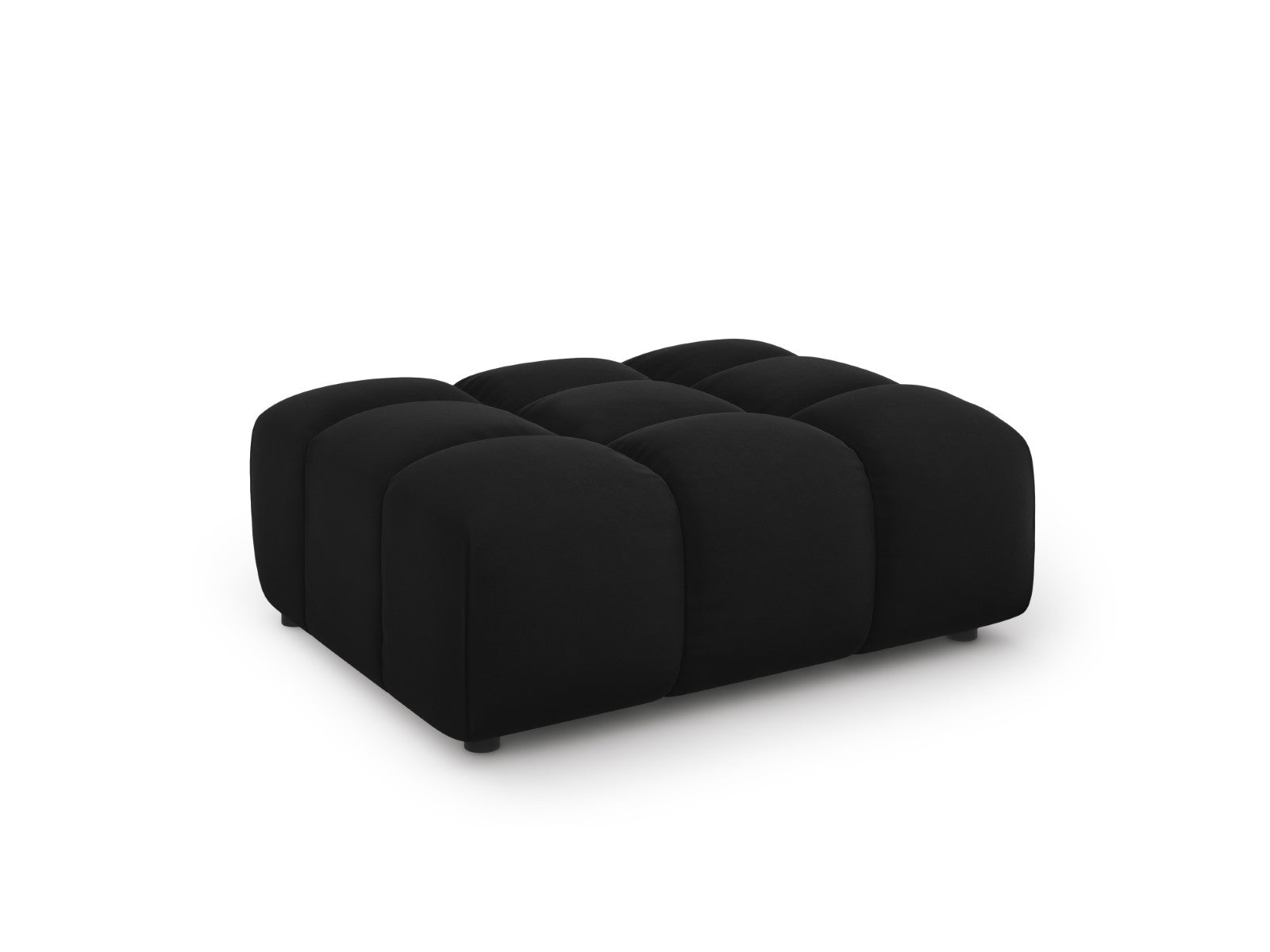 Cosmopolitan Design - Pouf "Sky" in velluto nero 