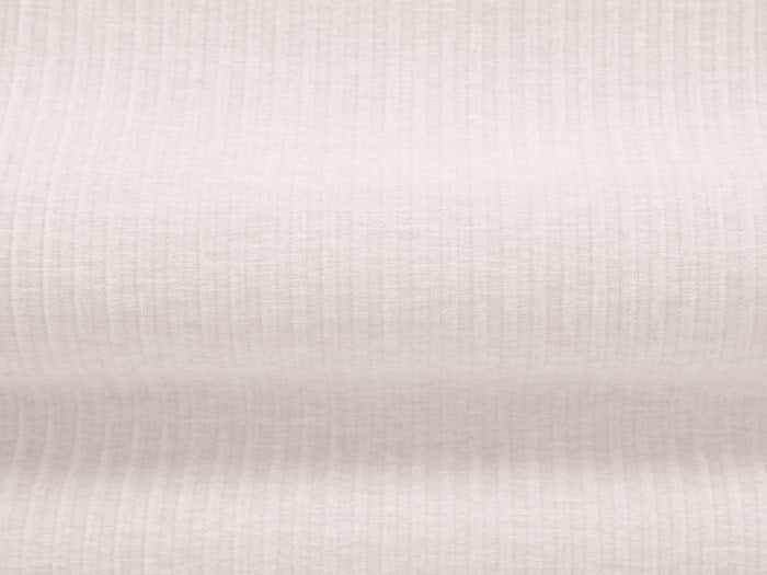 Cosmopolitan Design - Pouf "Arendal" in ciniglia con effetto a coste avorio 