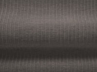 Cosmopolitan Design - Pouf "Arendal" in ciniglia con effetto a coste grigio scuro 