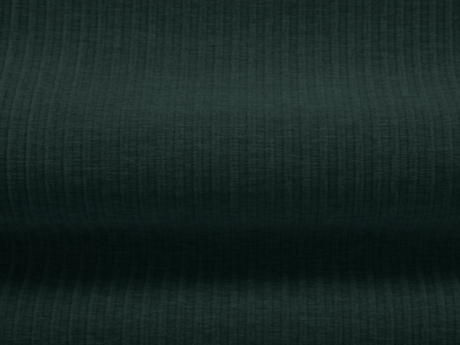 Cosmopolitan Design - Pouf "Arendal" in ciniglia con effetto a coste verde bottiglia 