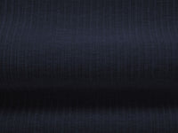 Cosmopolitan Design - Pouf "Arendal" in ciniglia con effetto a coste blu reale 