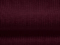 Cosmopolitan Design - Pouf "Arendal" in ciniglia con effetto a coste rubino 