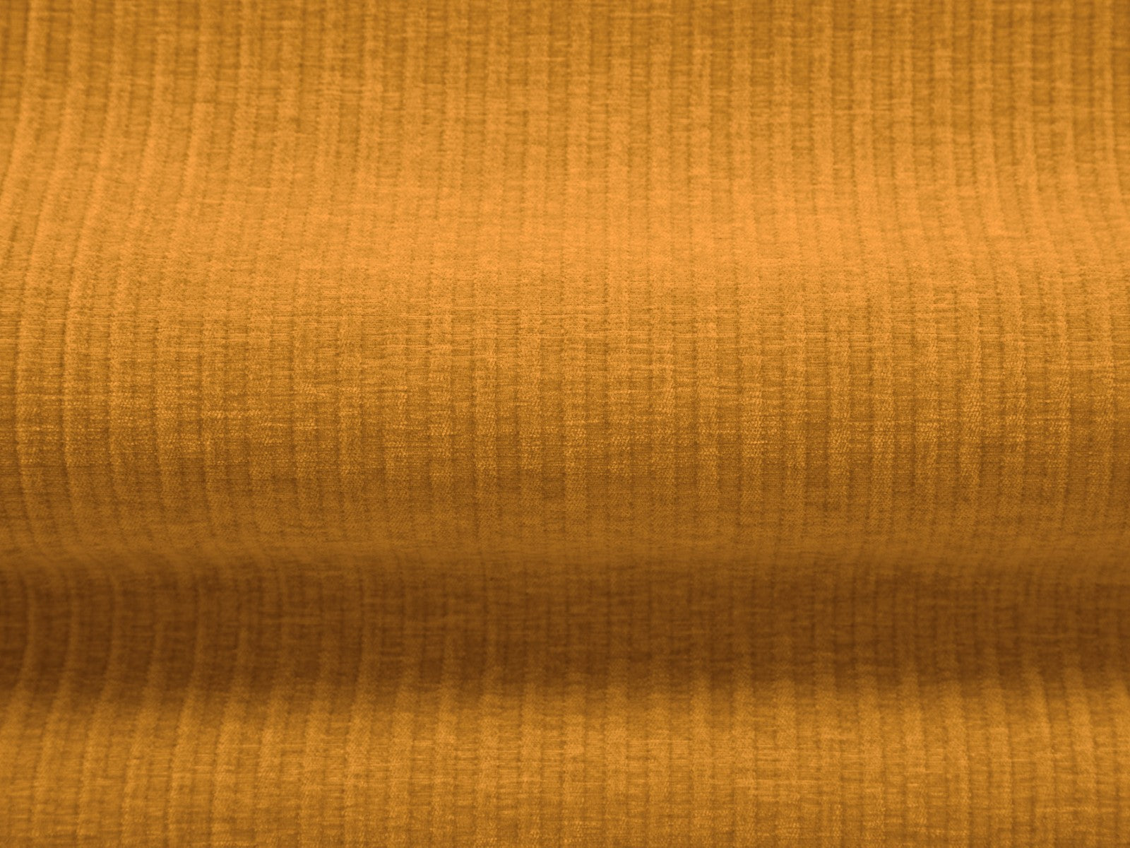 Cosmopolitan Design - Pouf "Arendal" in ciniglia con effetto a coste senape 